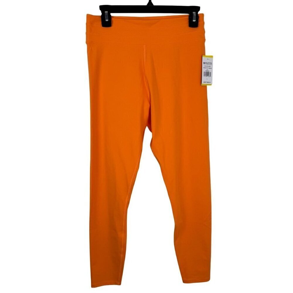 EleVen by Venus Williams NEW Washed Out Legging Nectarine Women Lrg Activewear